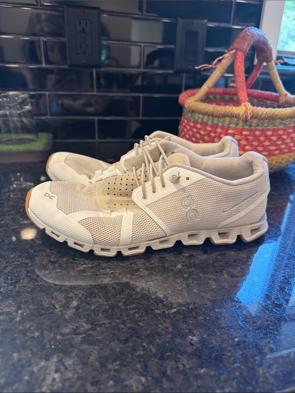 On Cloud Sneakers in Off-White size 8 or 71/2